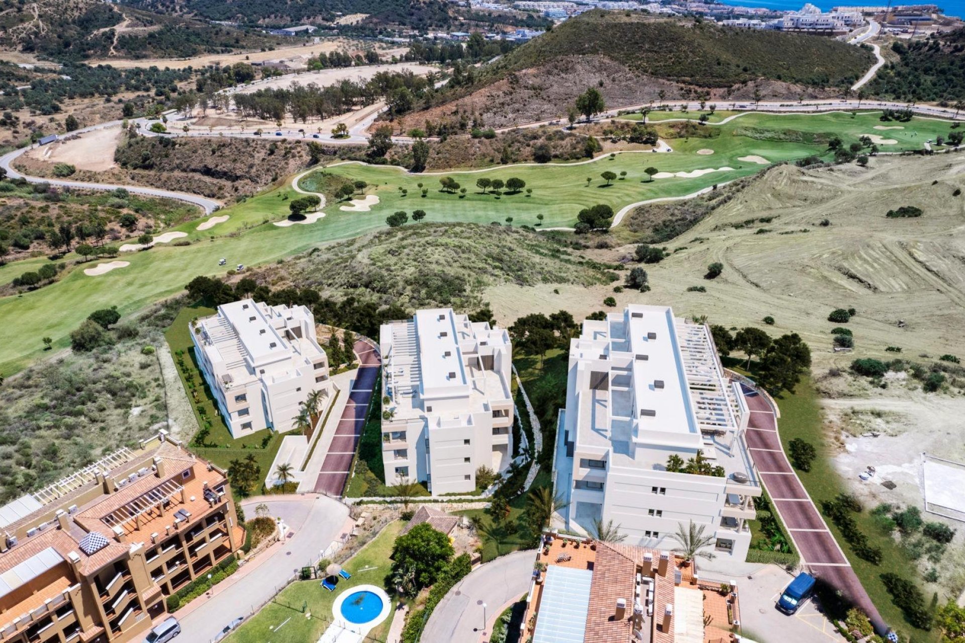 Új építésű - Földszinti apartman -
Mijas - Calanova Golf
