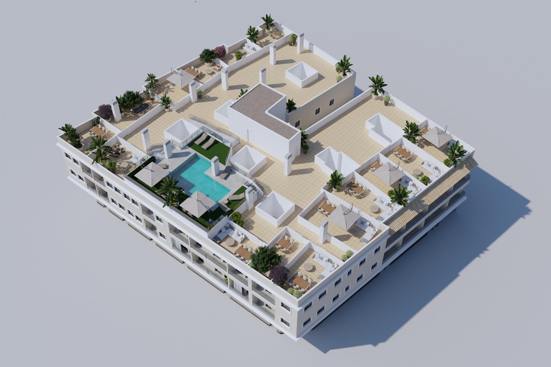 Új építésű - Tetőtéri lakás -
Algorfa - Pueblo