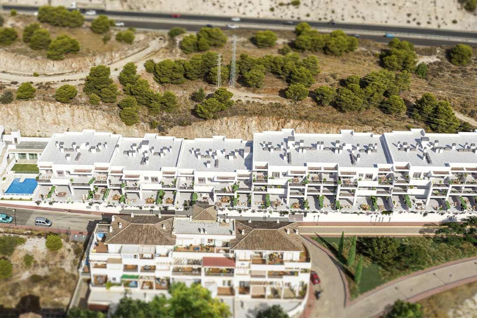 Új építésű - Tetőtéri lakás -
Benalmádena - Benalmádena Pueblo