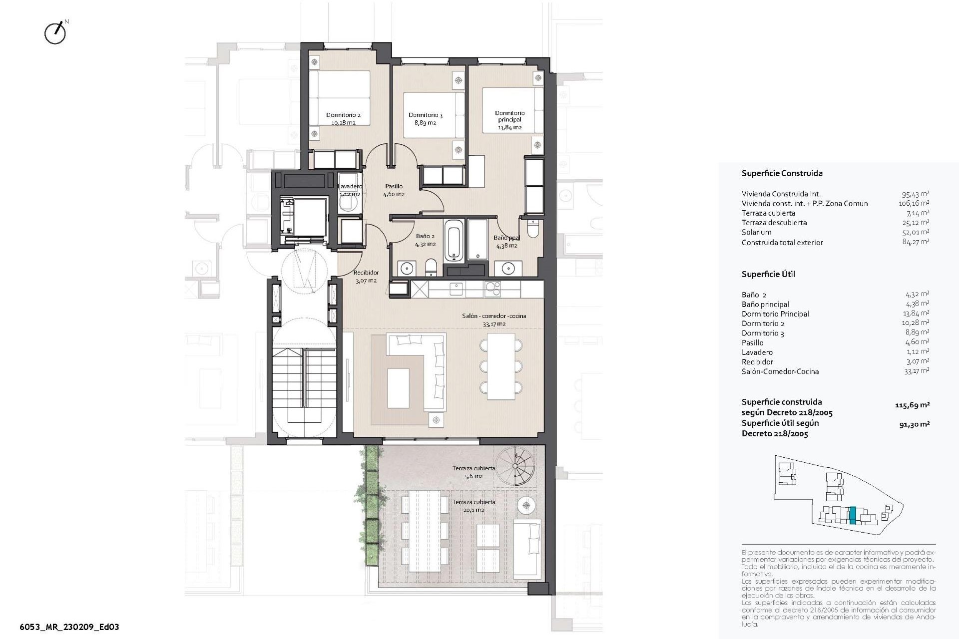 Új építésű - Tetőtéri lakás -
Benalmádena - Hospital Xanit
