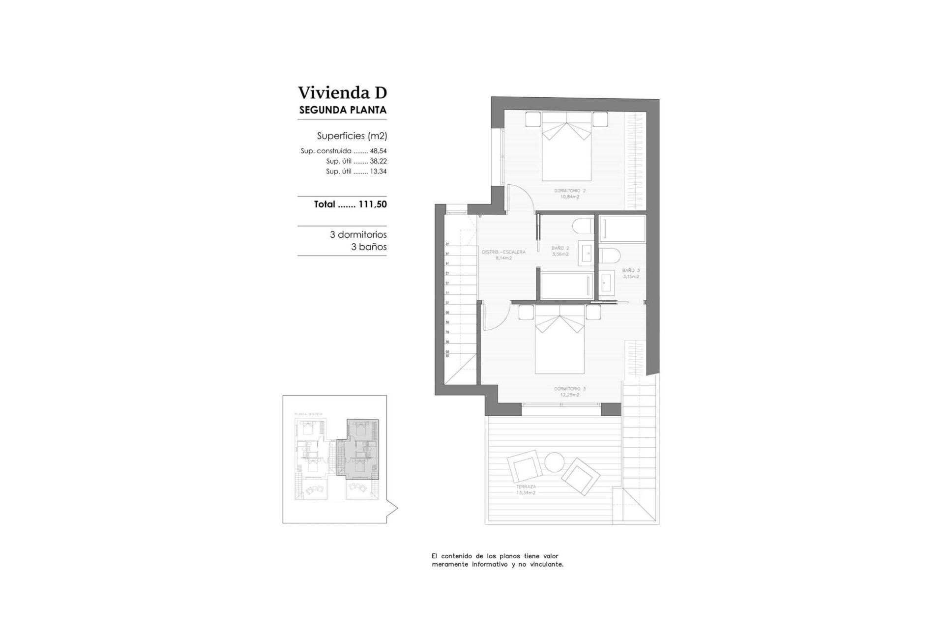 Új építésű - Tetőtéri lakás -
Benejúzar - pueblo