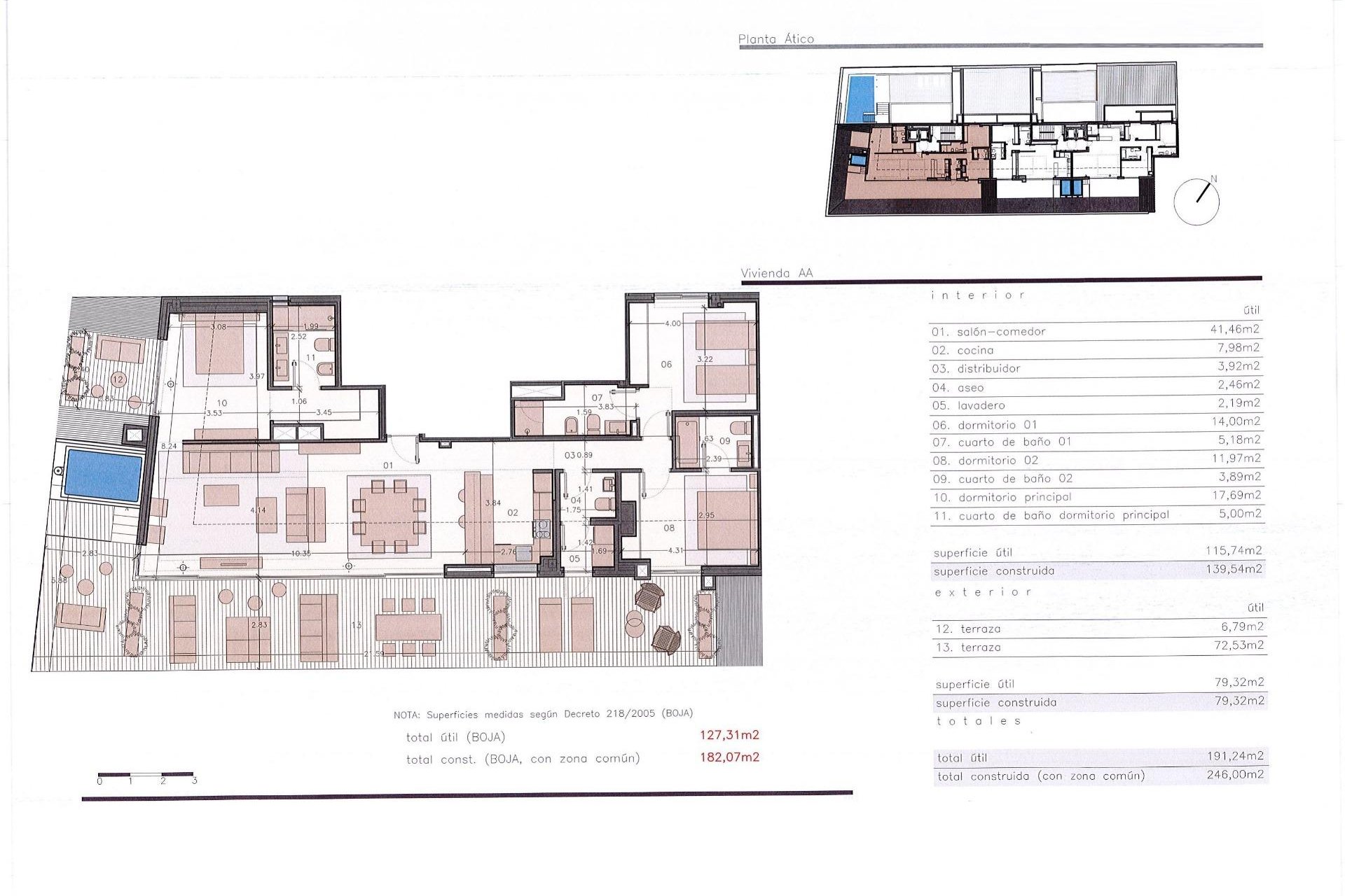 Új építésű - Tetőtéri lakás -
Fuengirola - Centro
