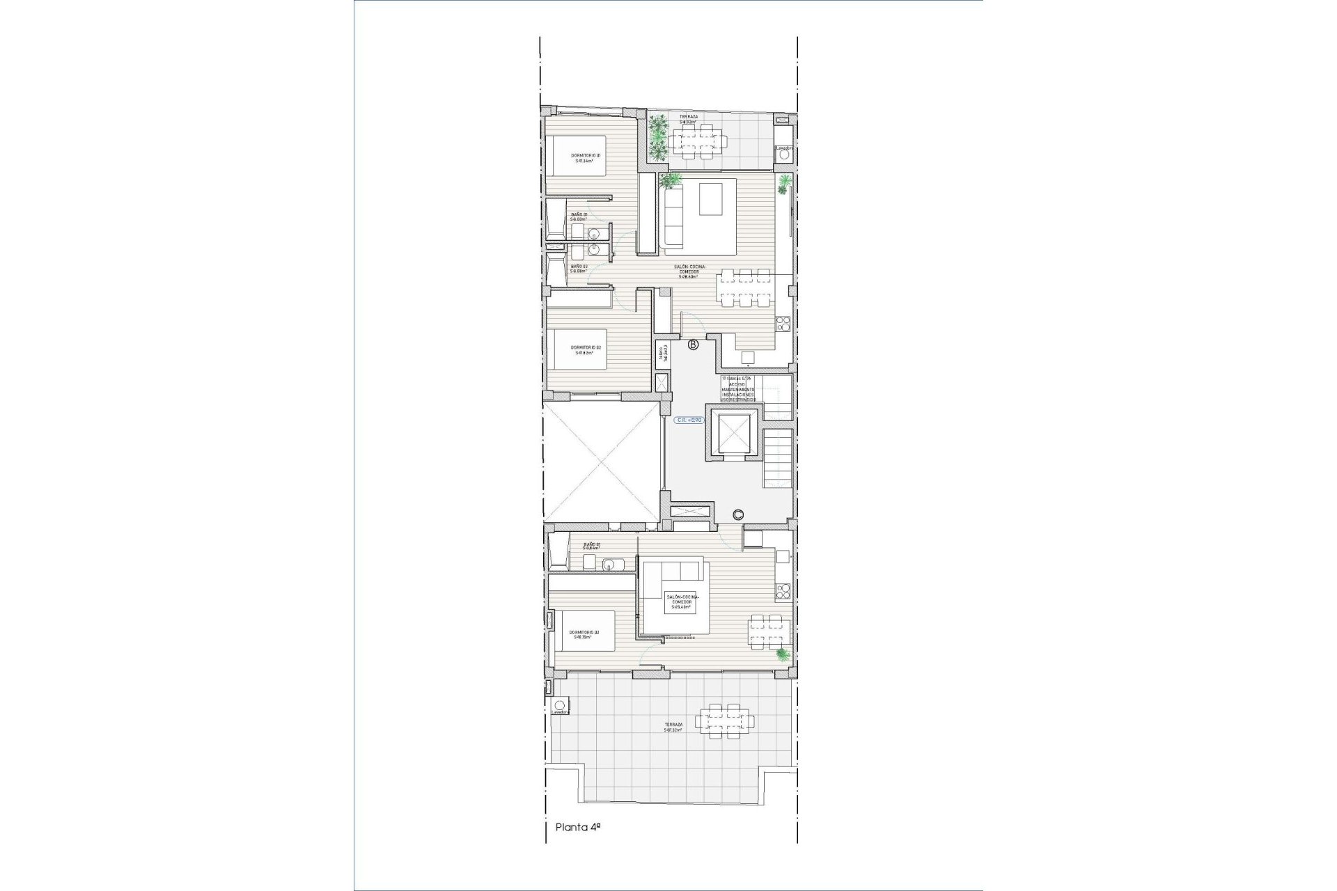 Új építésű - Tetőtéri lakás -
Guardamar del Segura - Centrum