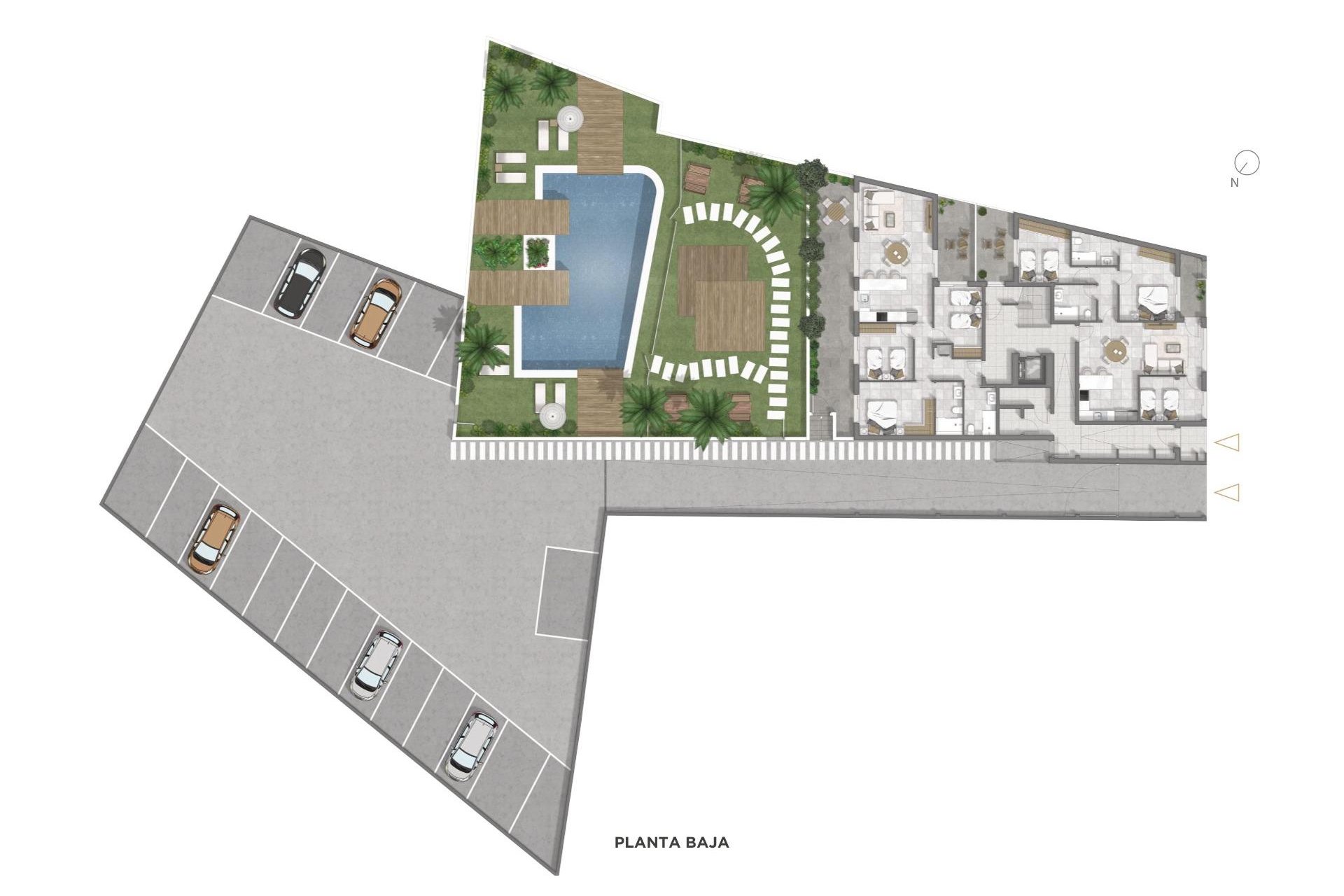 Új építésű - Tetőtéri lakás -
Guardamar del Segura - Pueblo