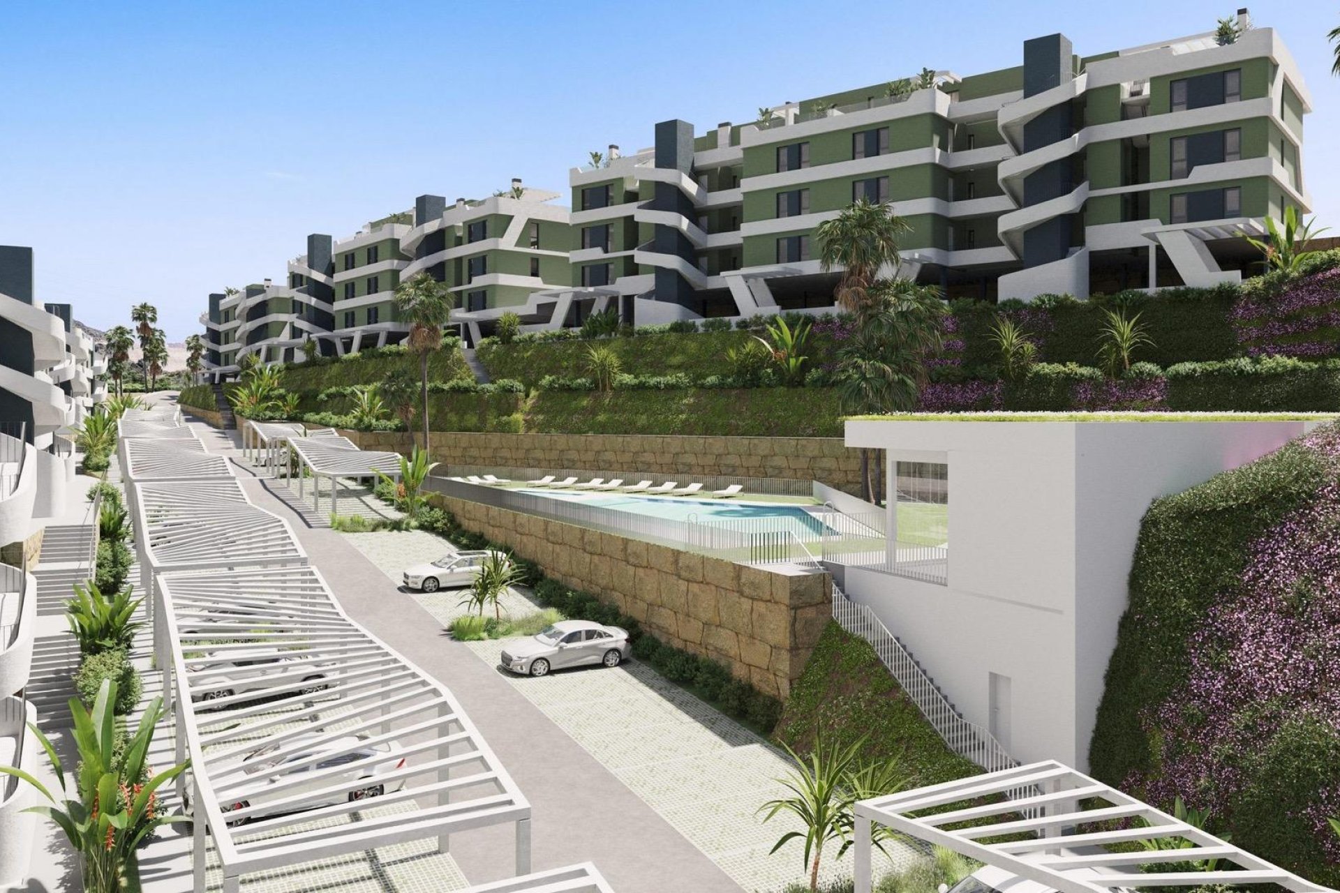 Új építésű - Tetőtéri lakás -
Mijas - Calanova Golf