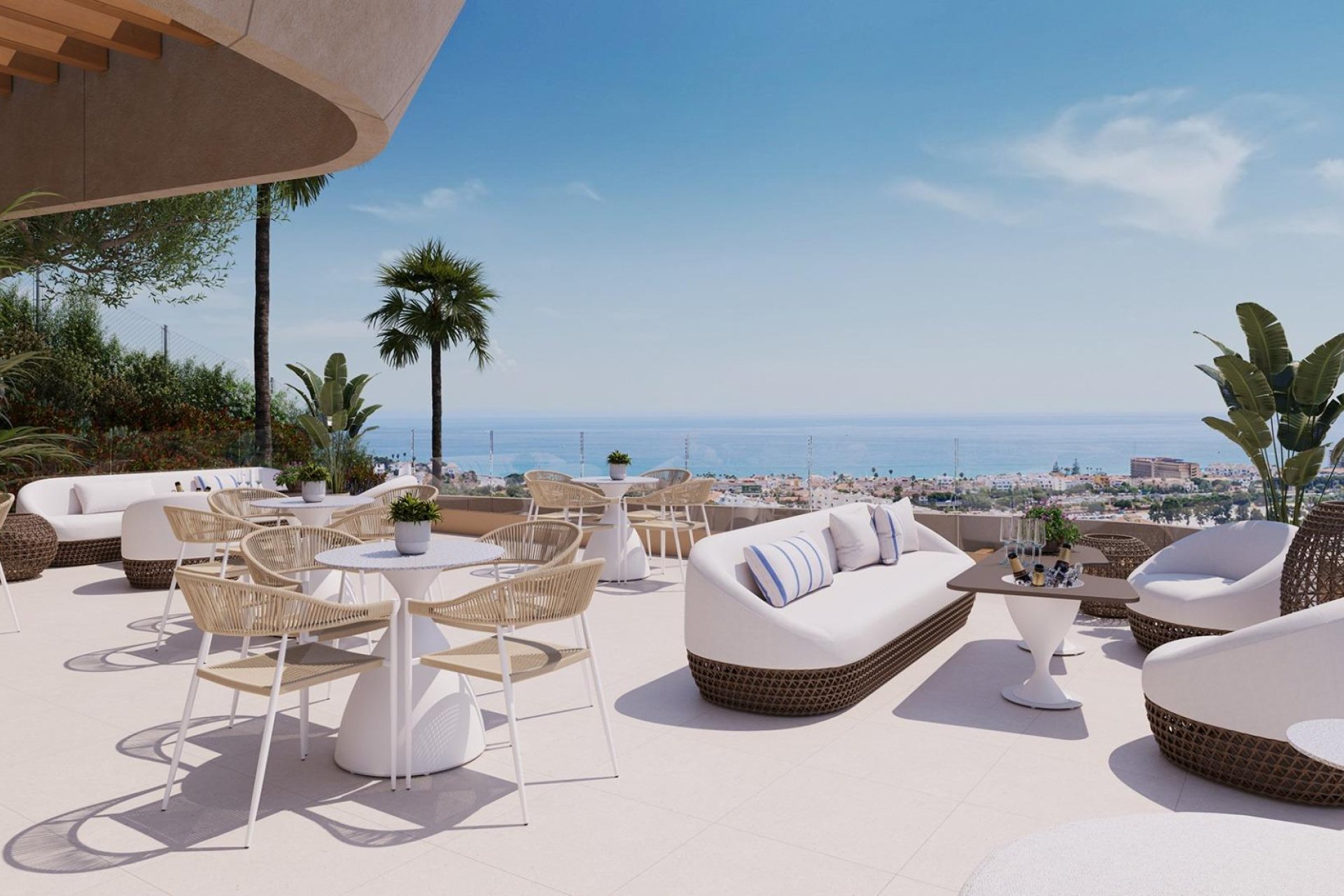 Új építésű - Tetőtéri lakás -
Mijas - La Cala
