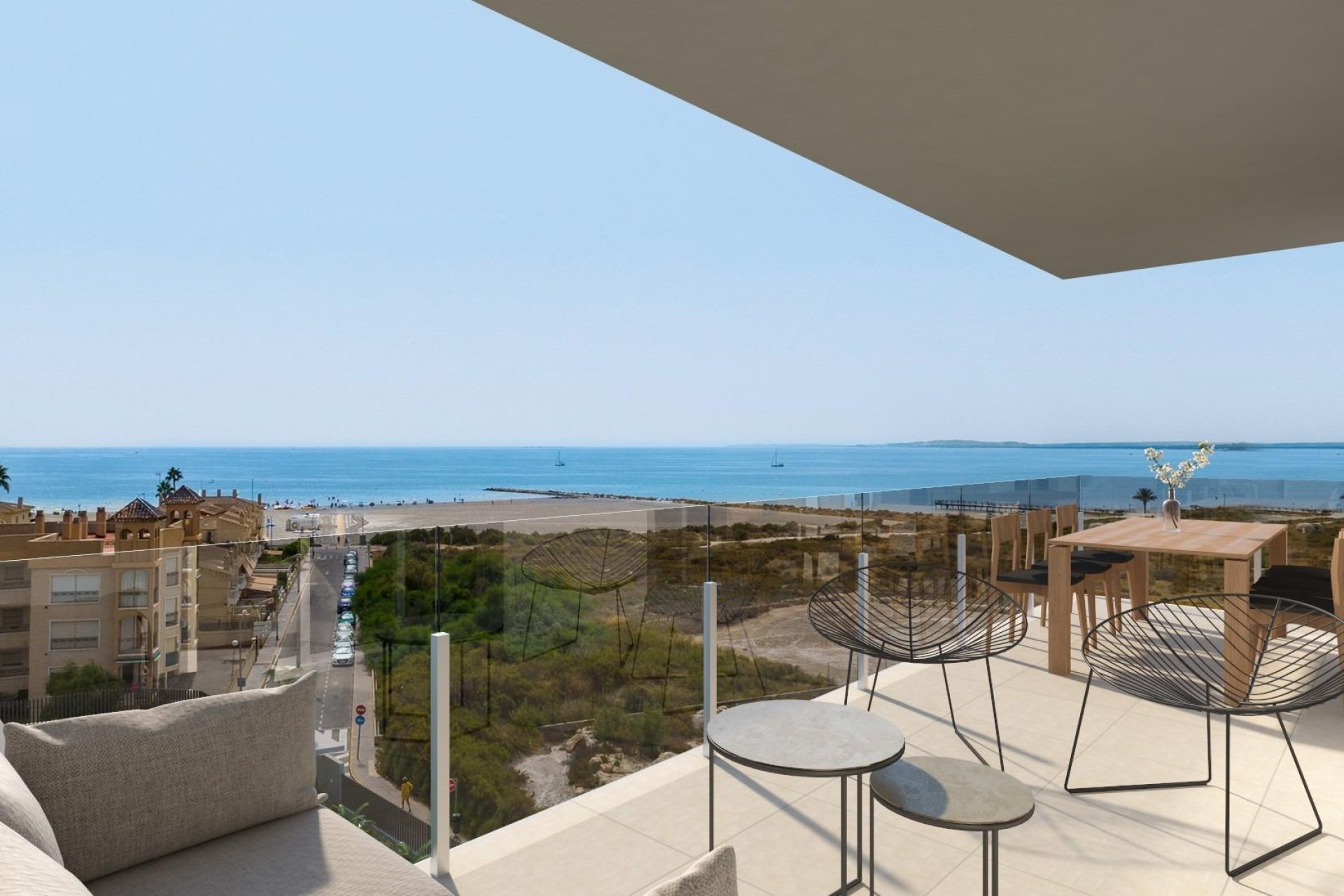 Új építésű - Tetőtéri lakás -
Santa Pola - Playa Tamarit