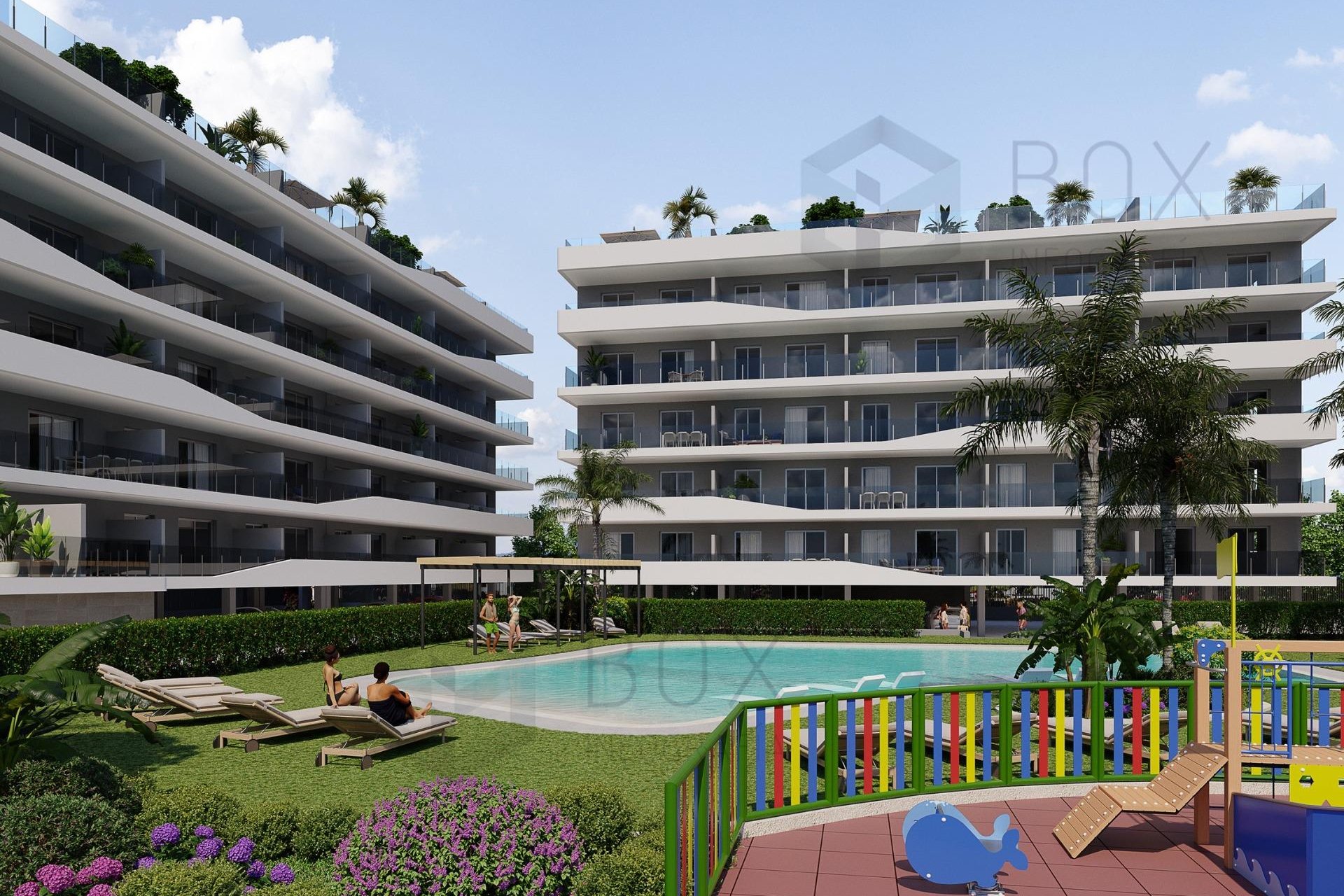 Új építésű - Tetőtéri lakás -
Santa Pola - Playa Tamarit
