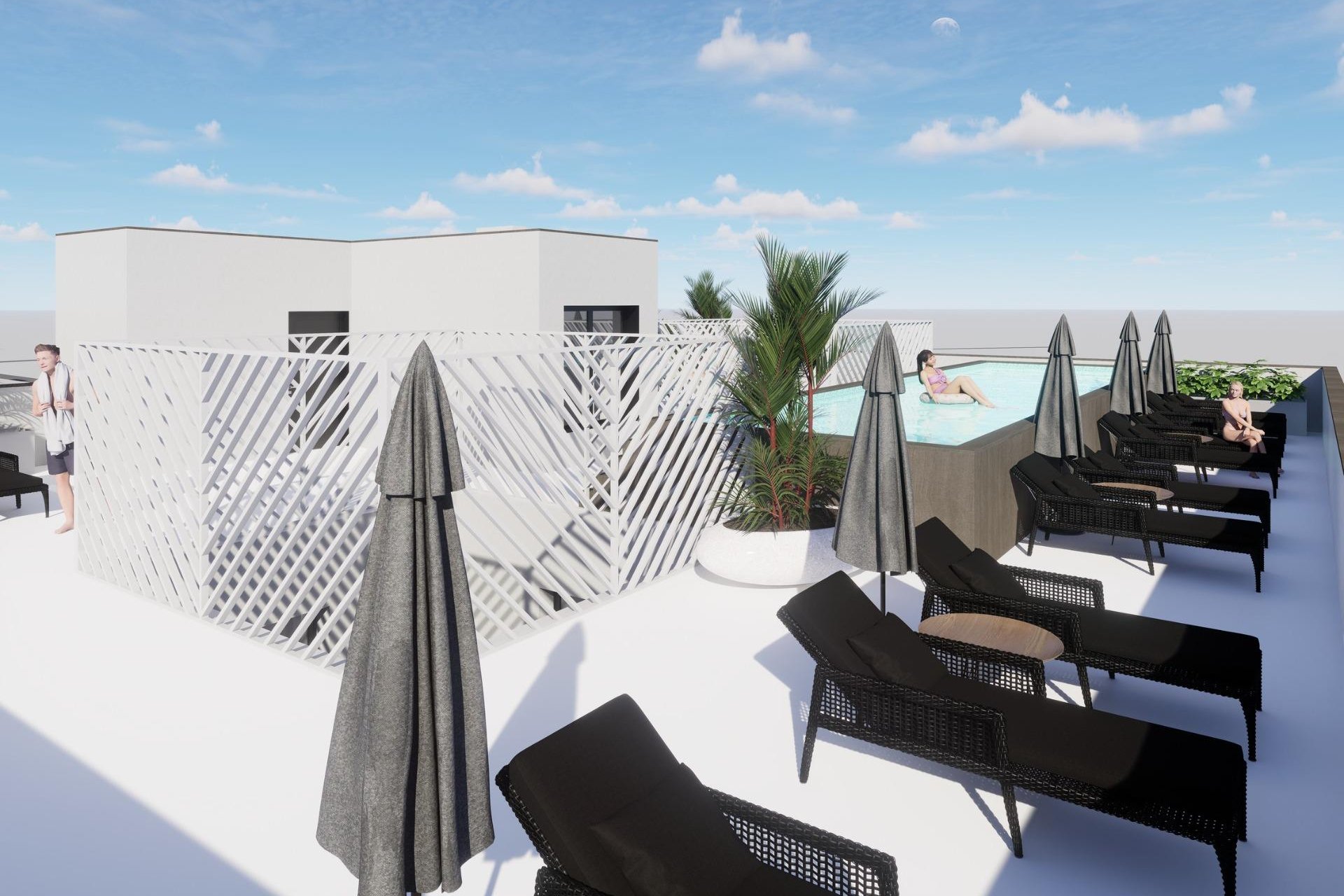 Új építésű - Tetőtéri lakás -
Torrevieja - El acequión