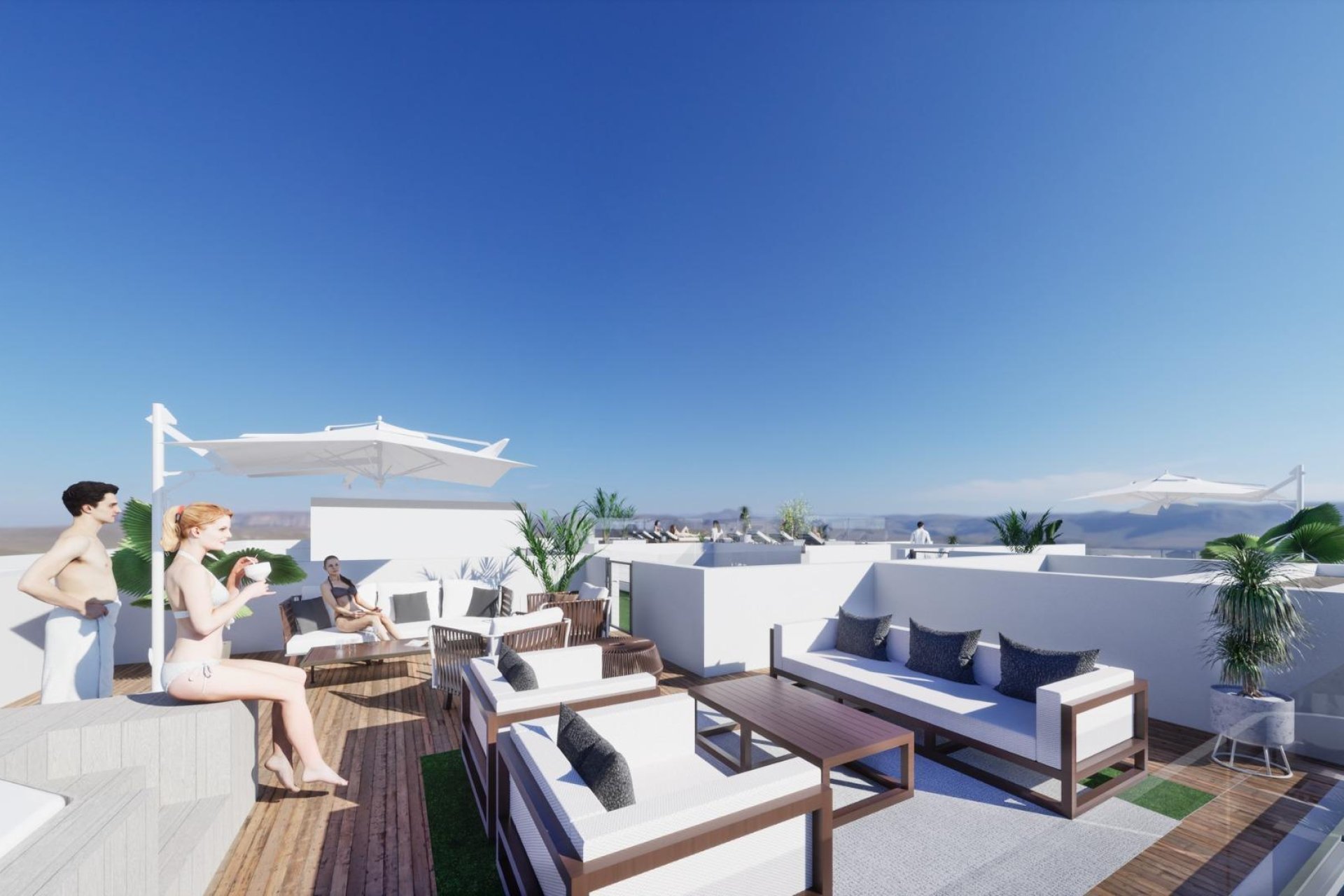 Új építésű - Tetőtéri lakás -
Torrevieja - Habaneras