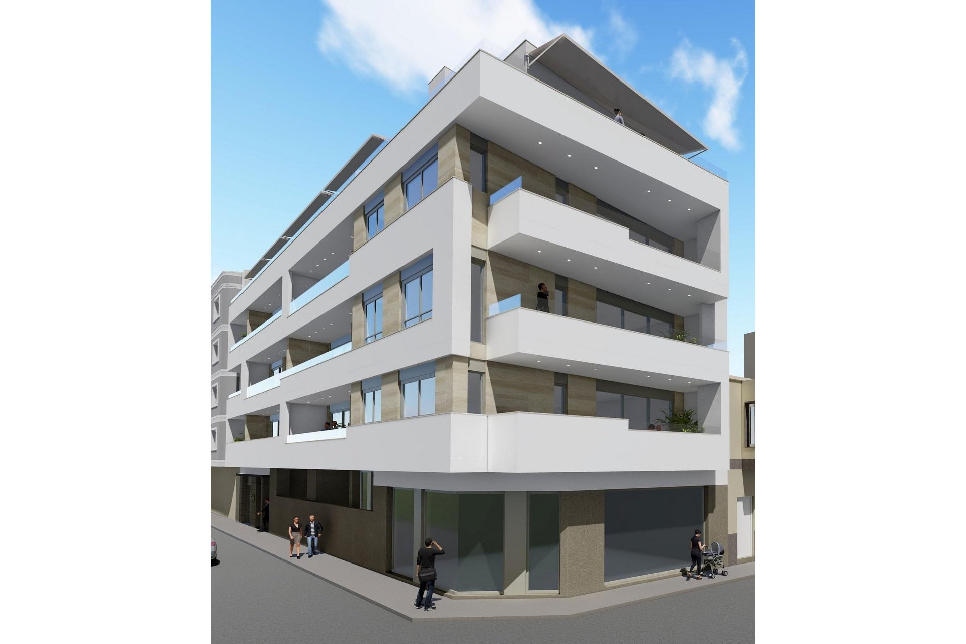 Új építésű - Tetőtéri lakás -
Torrevieja - Playa del Cura