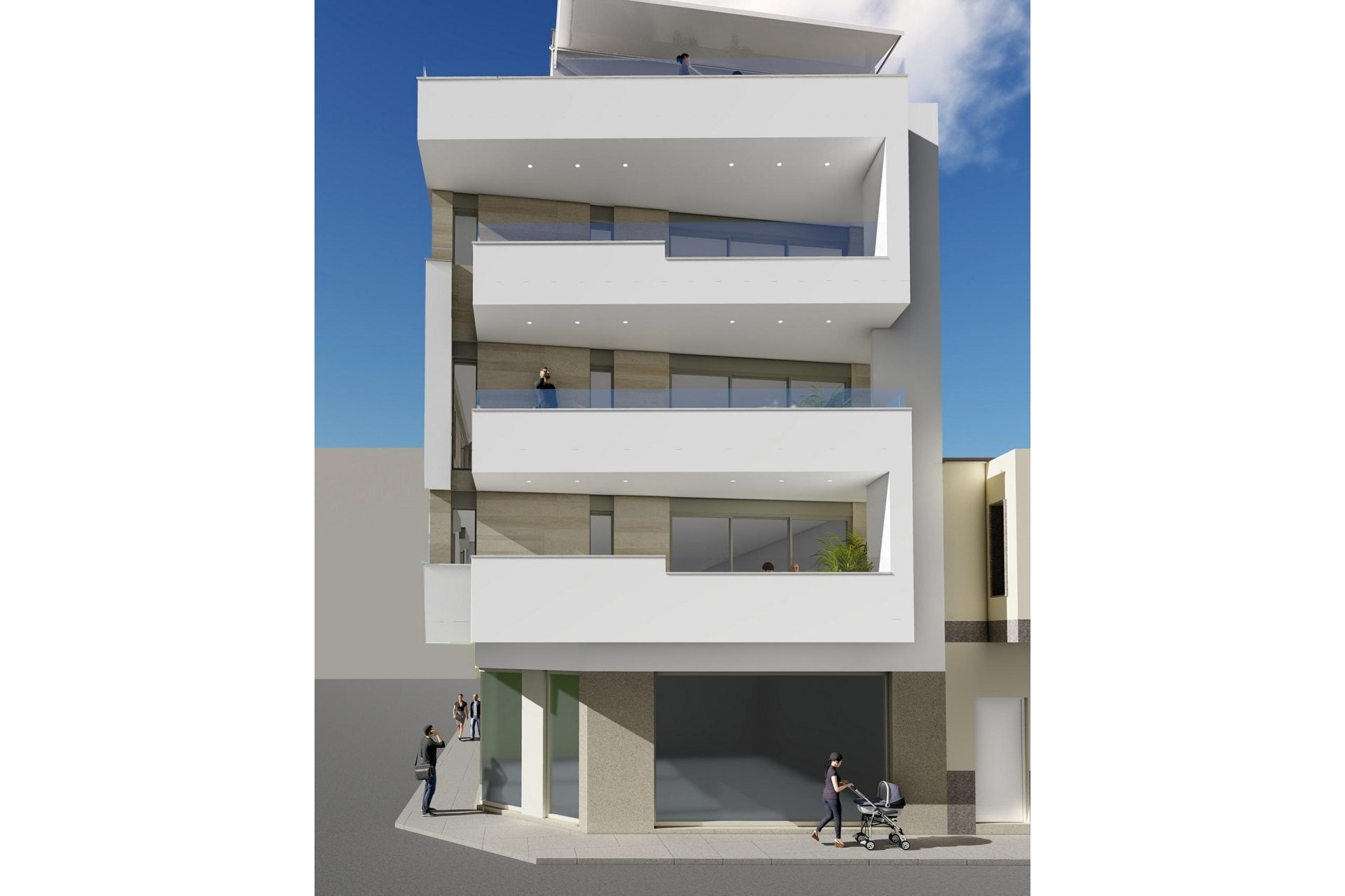 Új építésű - Tetőtéri lakás -
Torrevieja - Playa del Cura