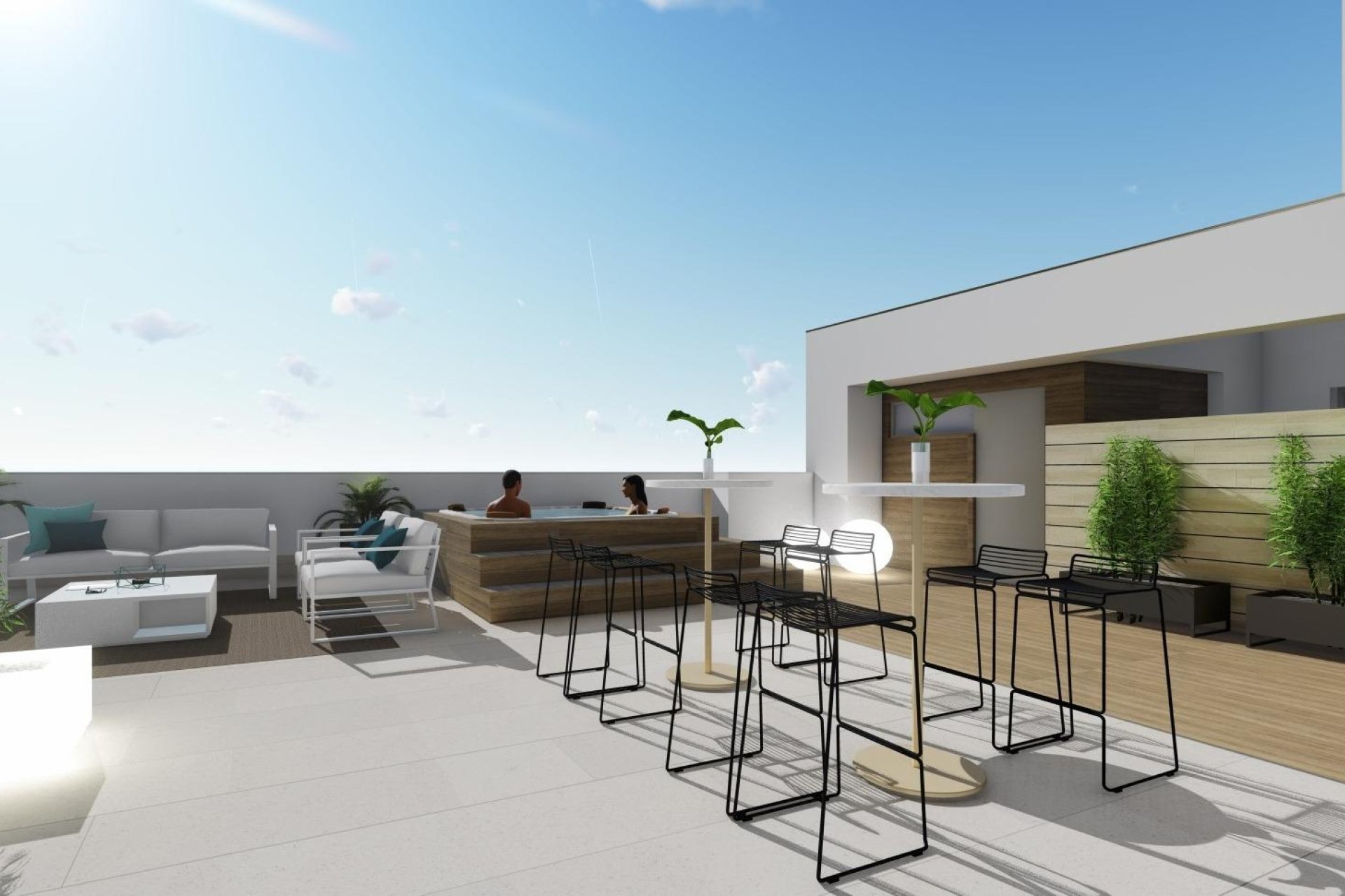 Új építésű - Tetőtéri lakás -
Torrevieja - Playa del Cura
