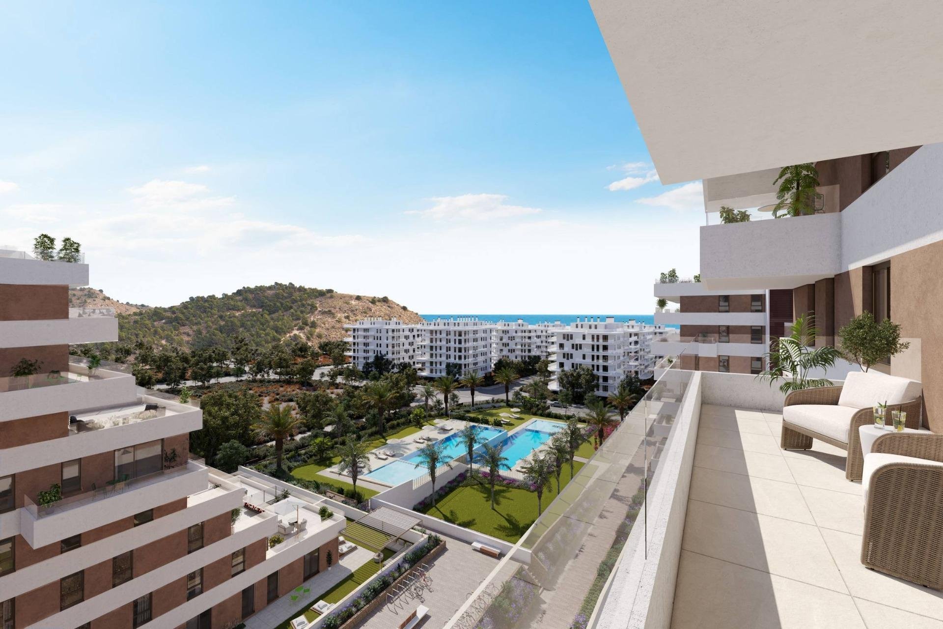 Új építésű - Tetőtéri lakás -
Villajoyosa - Playa del Torres