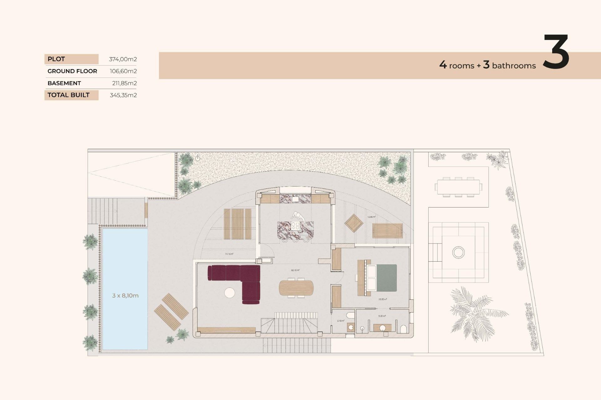 Új építésű - Villa -
Algorfa - La Finca Golf