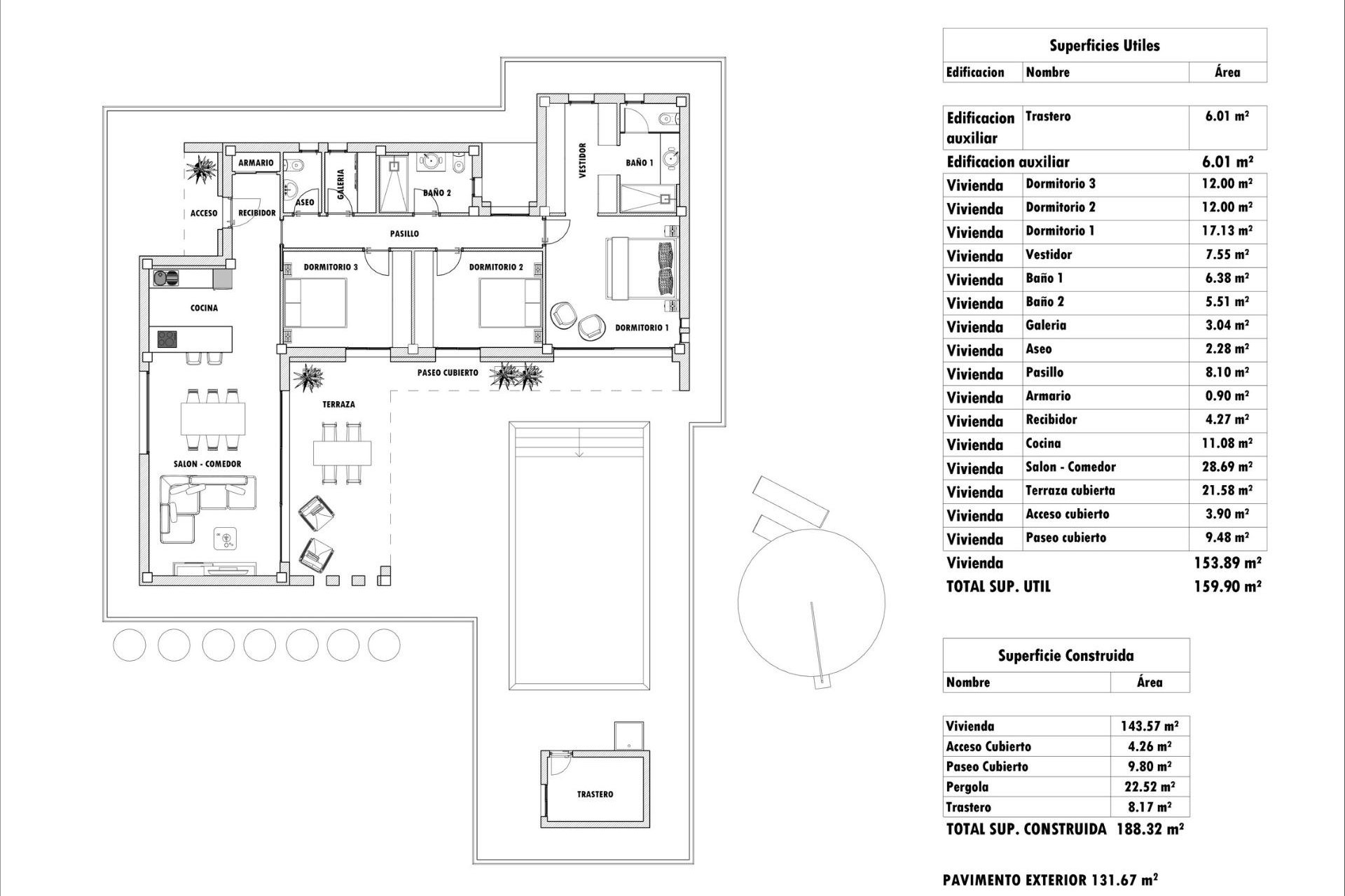 Új építésű - Villa -
Aspe - Poligono 19