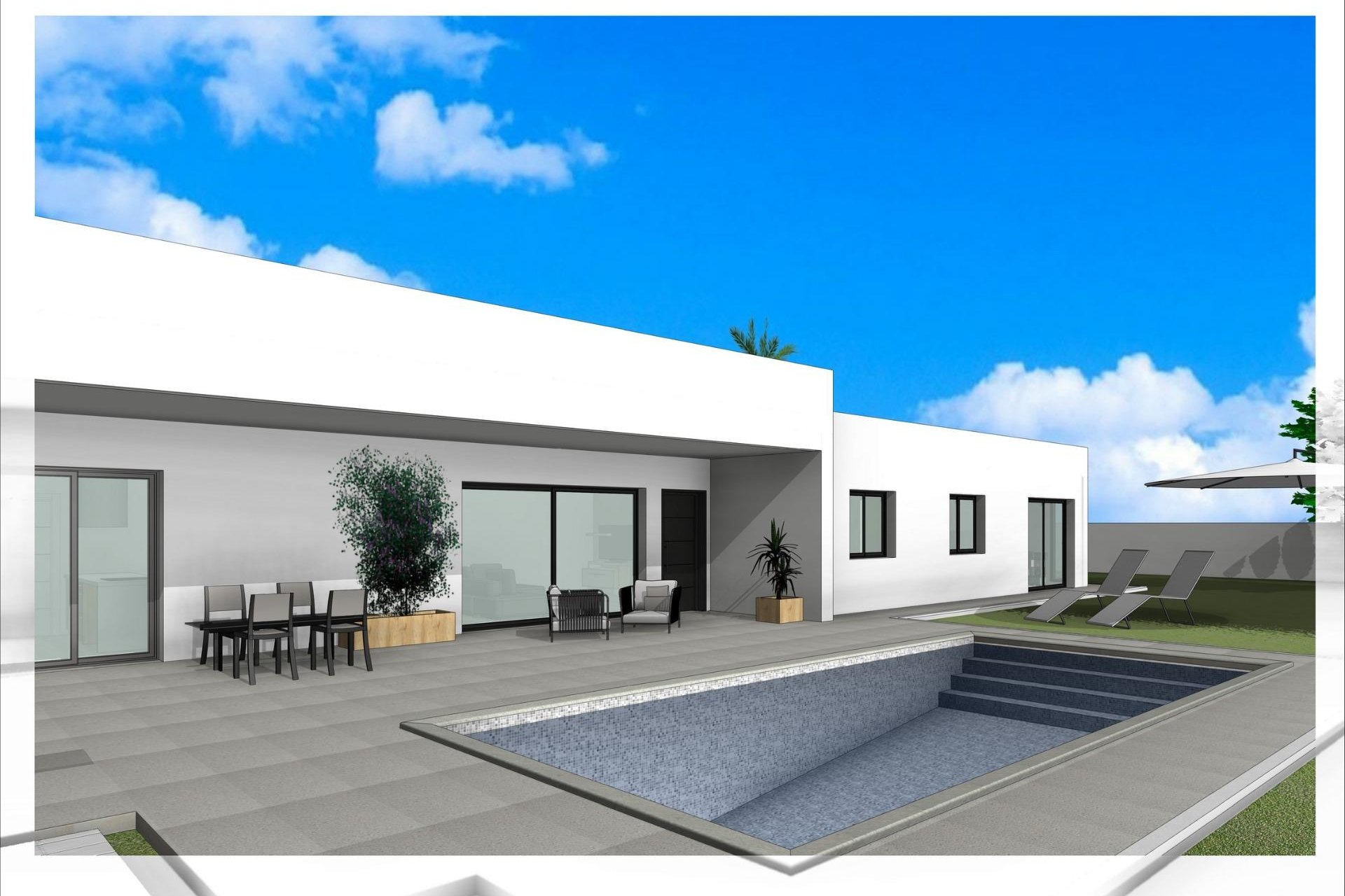 Új építésű - Villa -
Aspe - Poligono 19