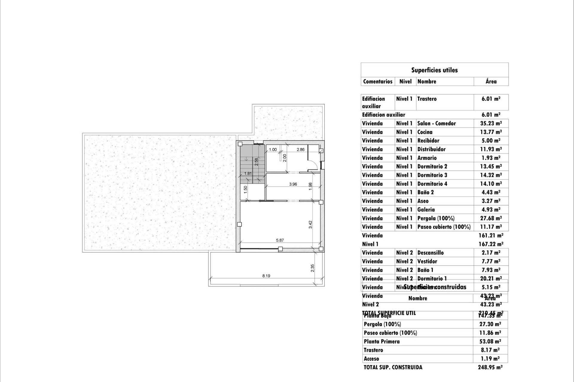 Új építésű - Villa -
Aspe - Poligono 19