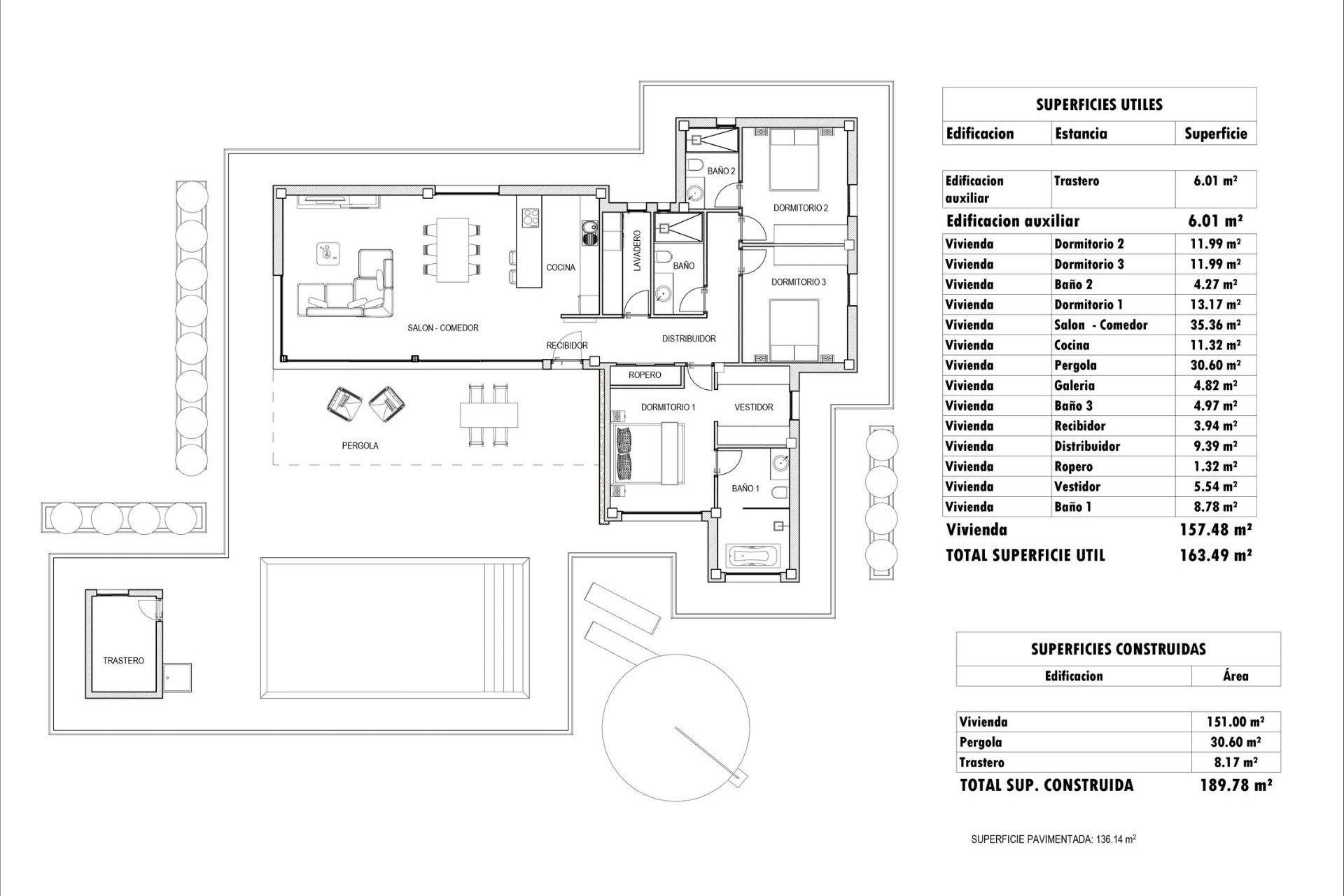 Új építésű - Villa -
Aspe - Poligono 19
