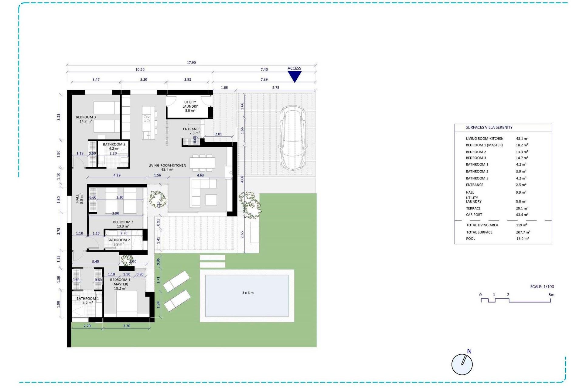 Új építésű - Villa -
Baños y Mendigo - Altaona Golf