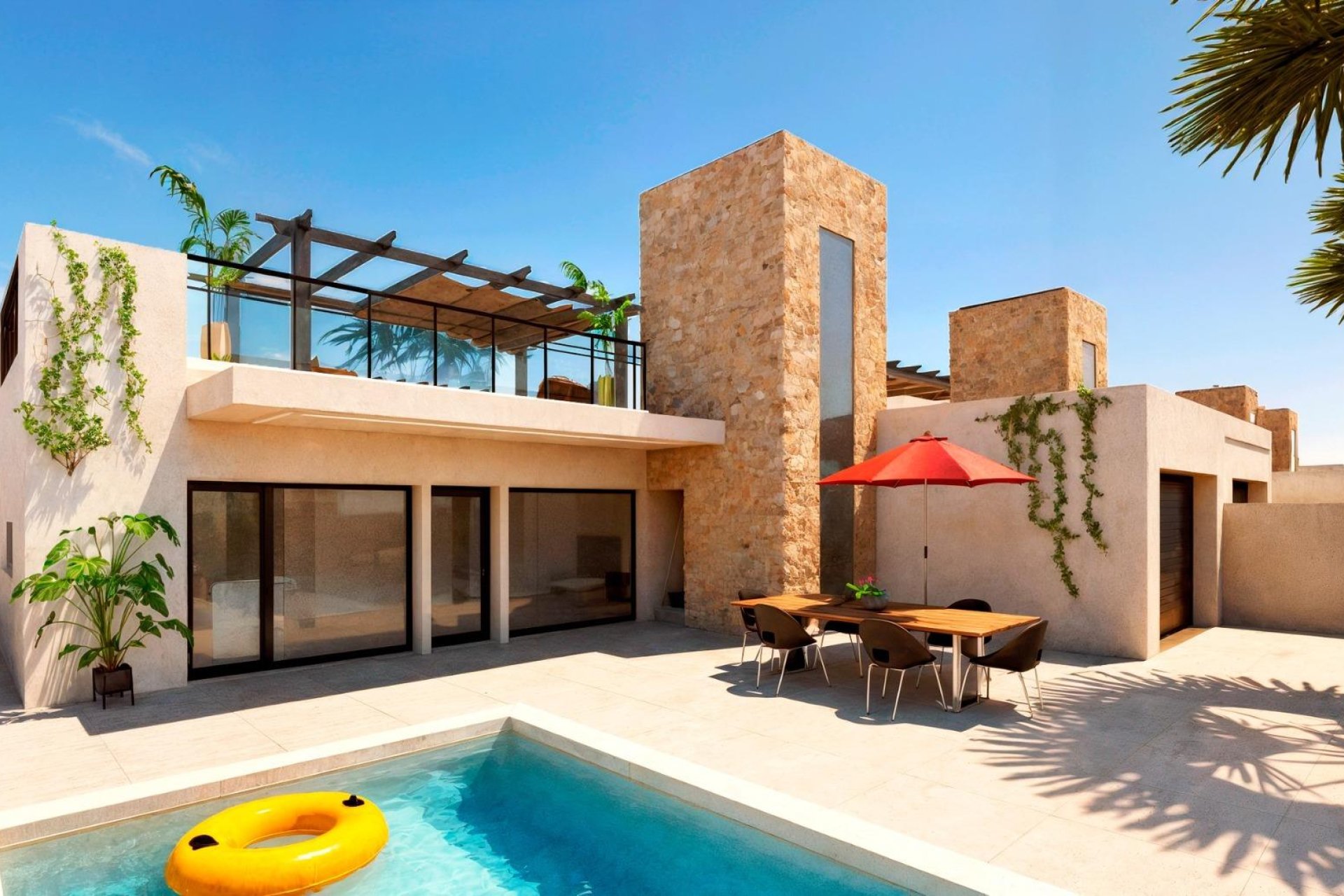 Új építésű - Villa -
Fuente Álamo - La Pinilla