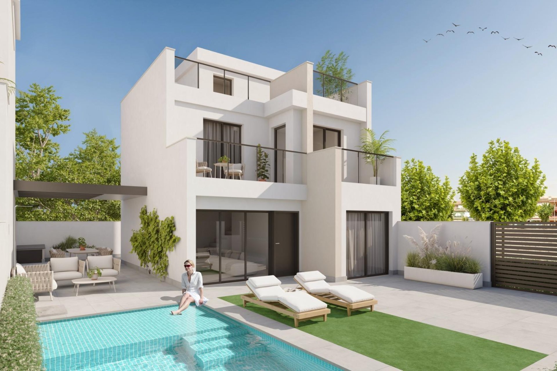 Új építésű - Villa -
Los Alcazares - Playa la Atascadera