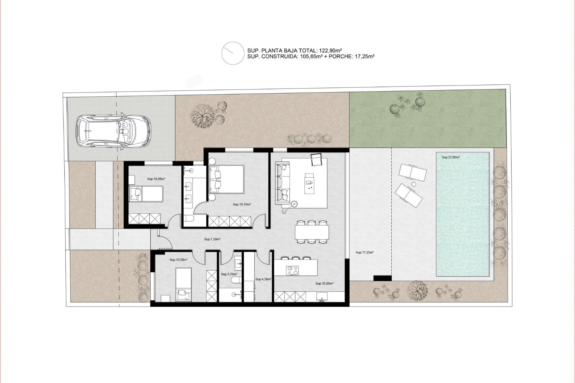 Új építésű - Villa -
Molina De Segura - Urb. La Quinta