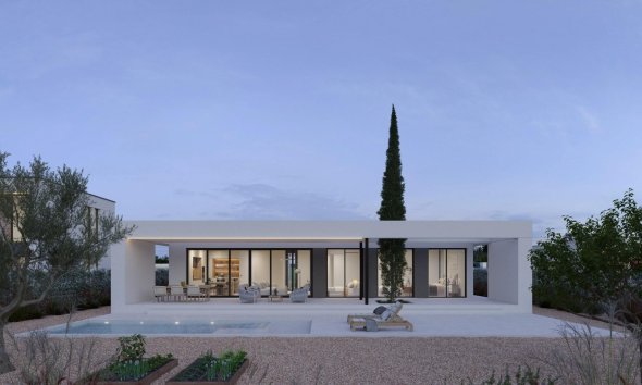 Villa - Obra nueva - Fuente Álamo -
                Hacienda del Alamo