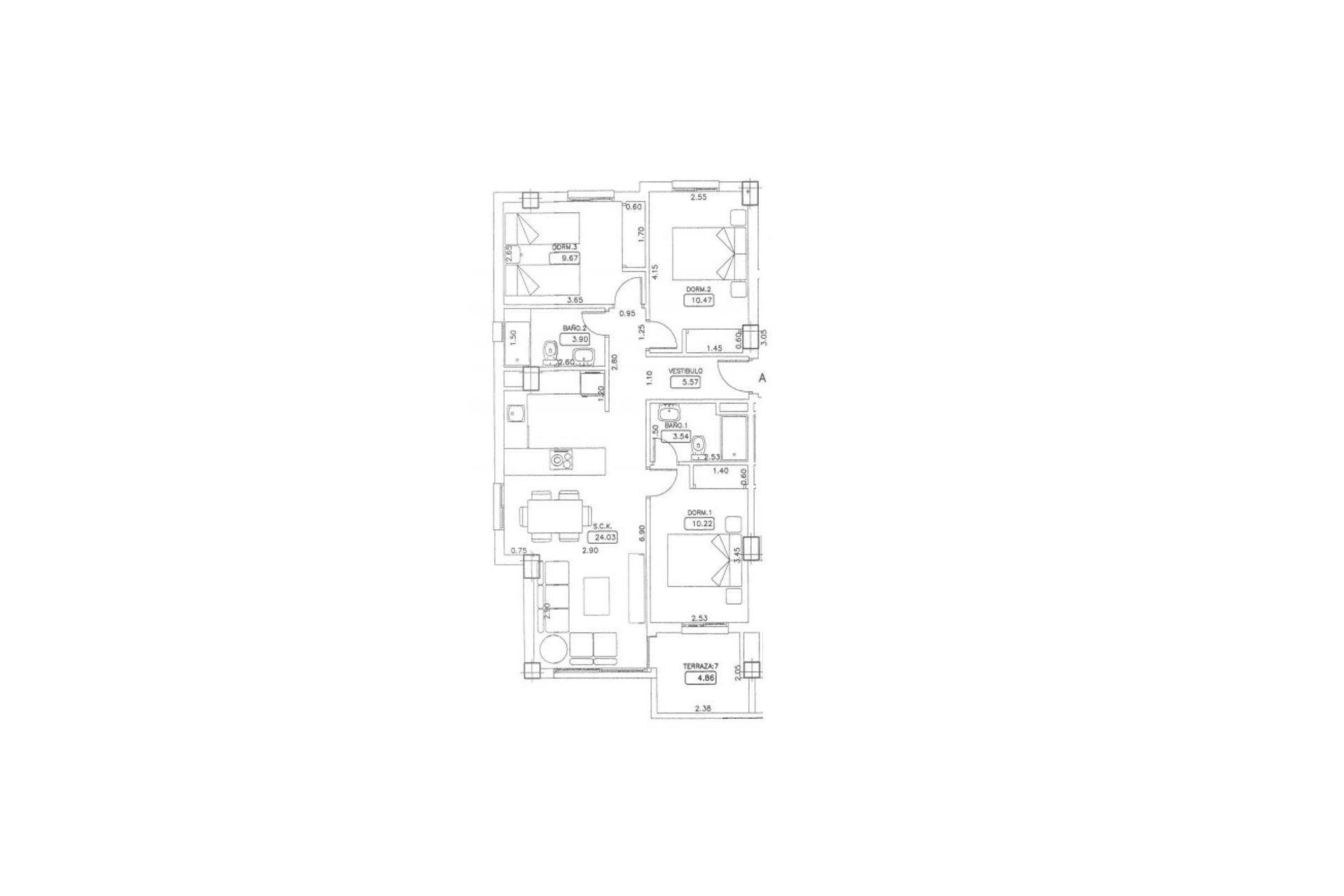 Wiederverkauf - Wohnung -
Orihuela Costa - Campoamor