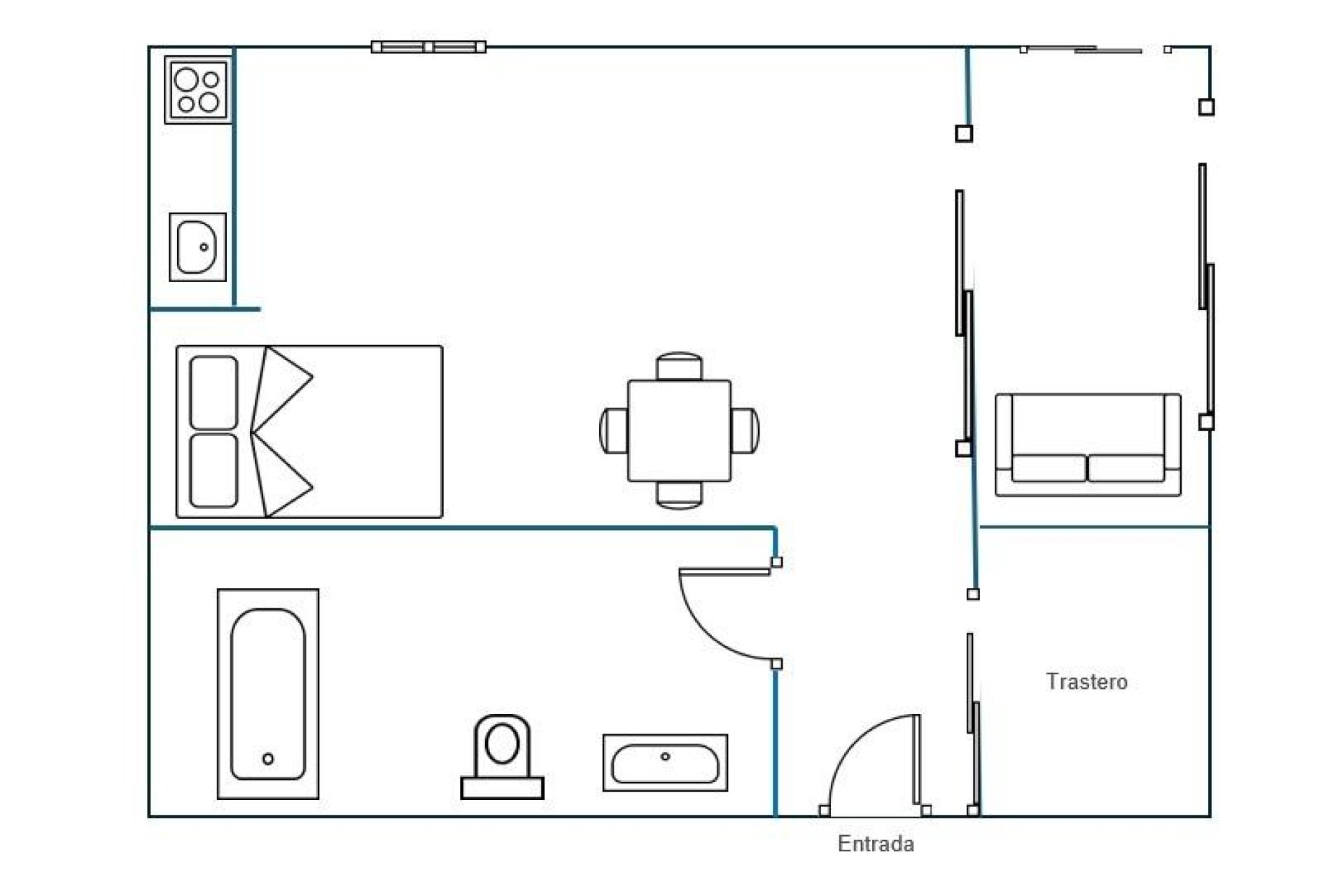 Wiederverkauf - Wohnung -
Torrevieja - Playa del Cura