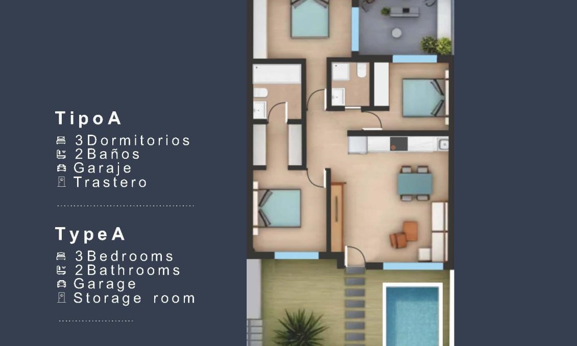 Nouvelle construction - Bungalow -
San Pedro del Pinatar - Los Pinos