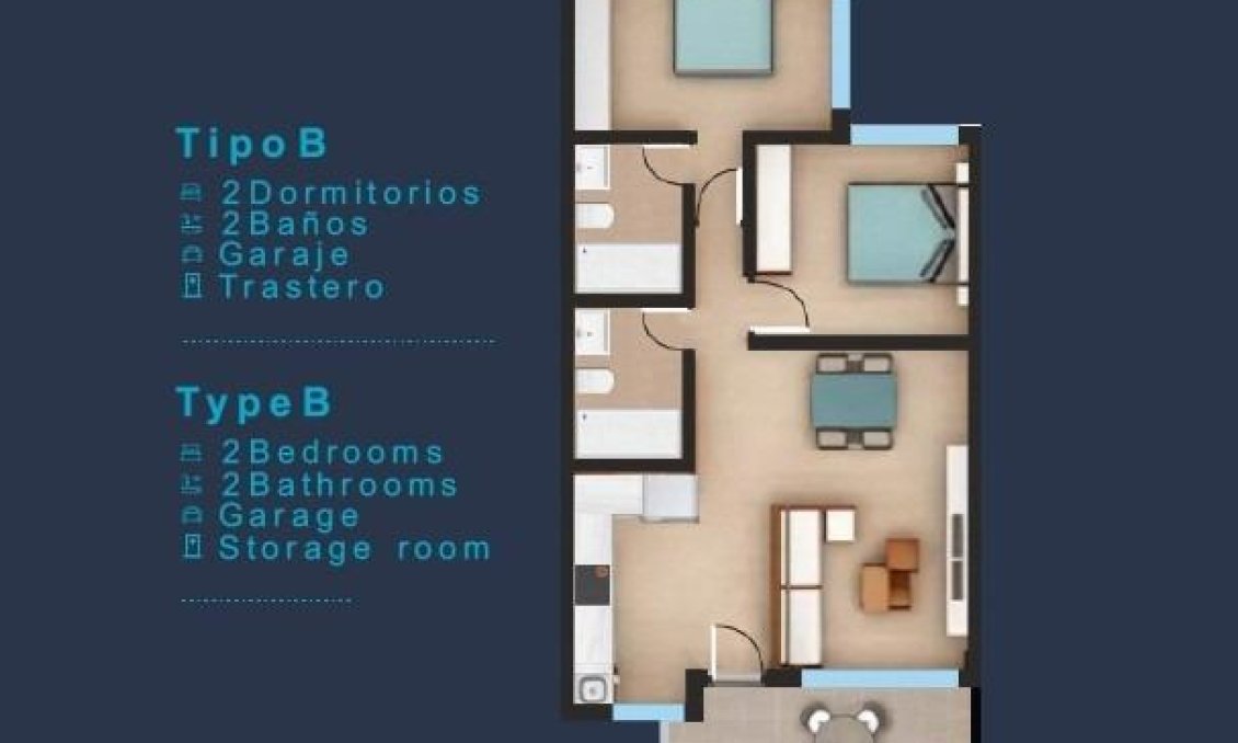 Nouvelle construction - Bungalow -
San Pedro del Pinatar - Los Pinos