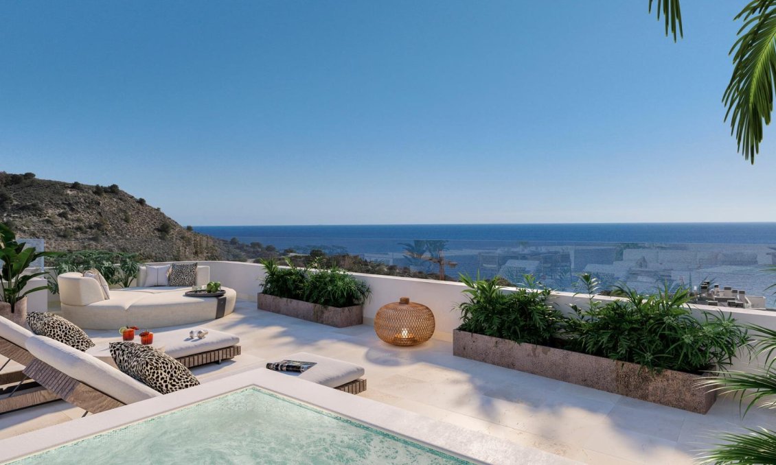 Új építésű - Tetőtéri lakás -
Villajoyosa - Playa del Torres