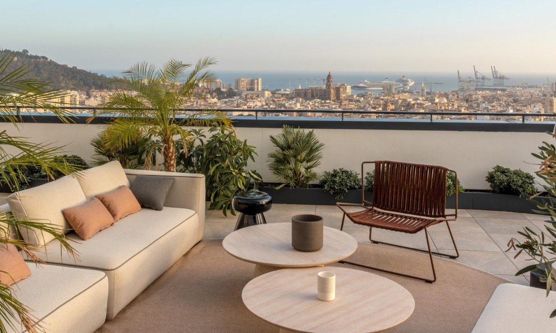 Új építésű - Tetőtéri lakás -
Málaga - Centro