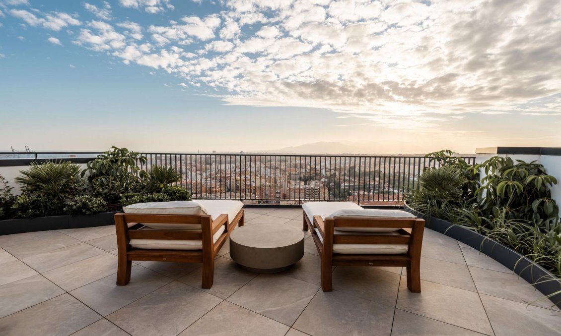 Új építésű - Tetőtéri lakás -
Málaga - Centro