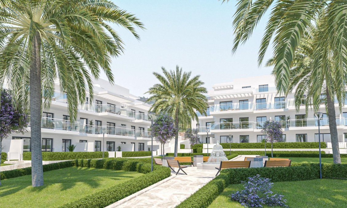 Obra nueva - Ground floor apartment -
Mijas - Lagar Martell