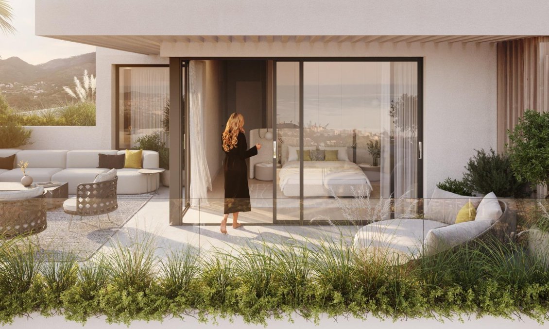 Obra nueva - Ground floor apartment -
Mijas - La Capellania