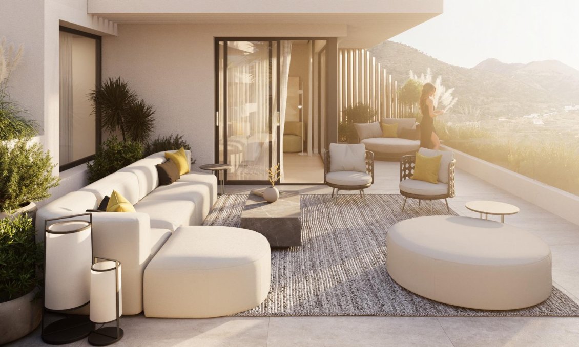Obra nueva - Ground floor apartment -
Mijas - La Capellania