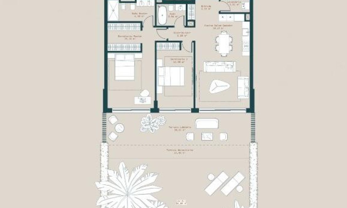 Obra nueva - Ground floor apartment -
Mijas - La Capellania