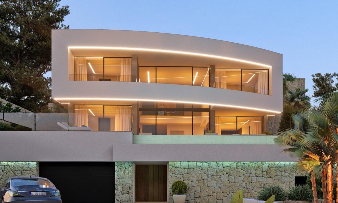 Obra nueva - Villa -
Calpe - Empedrola