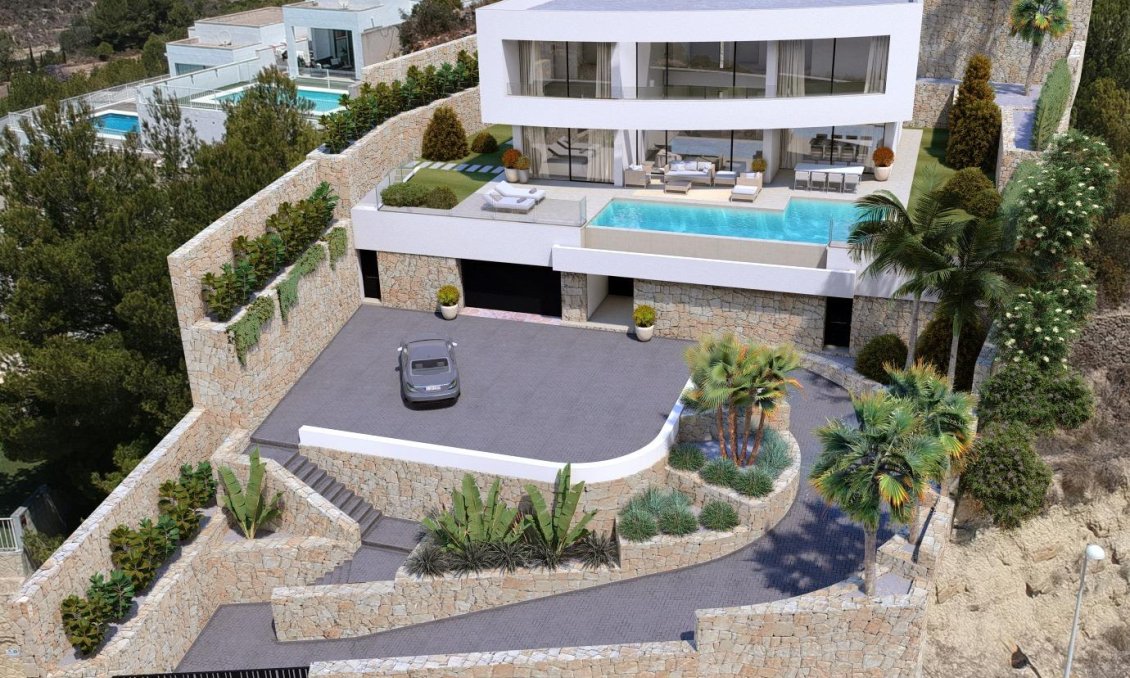 Obra nueva - Villa -
Calpe - Empedrola