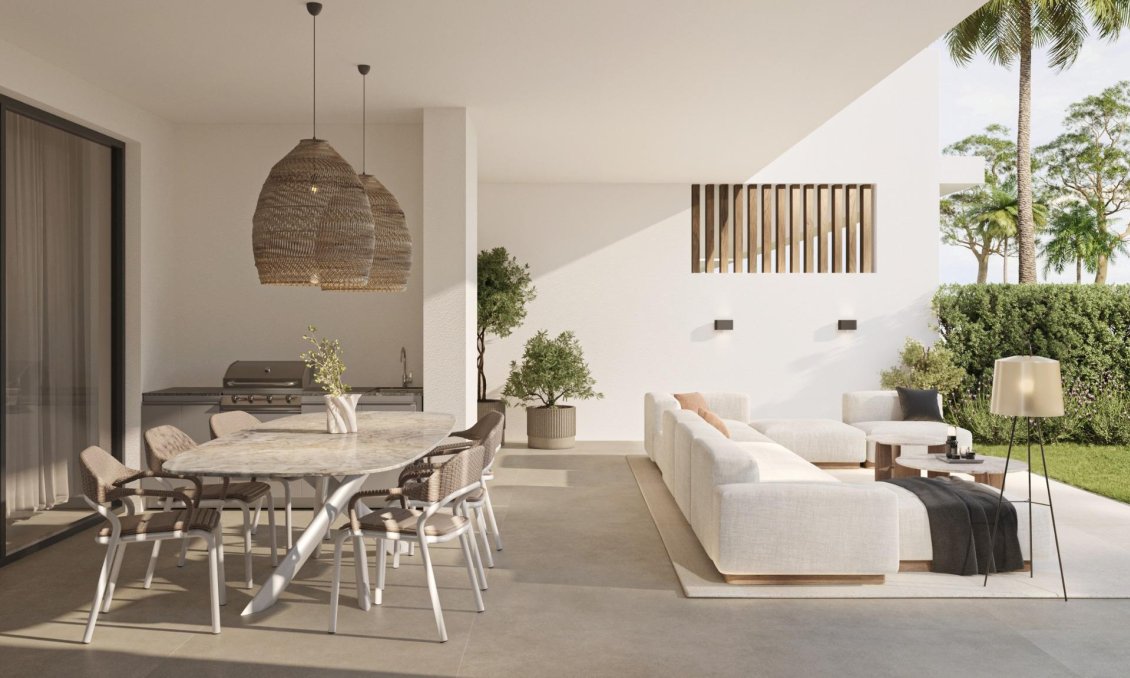 Új építésű - Ground floor apartment -
Estepona - Resinera Voladilla