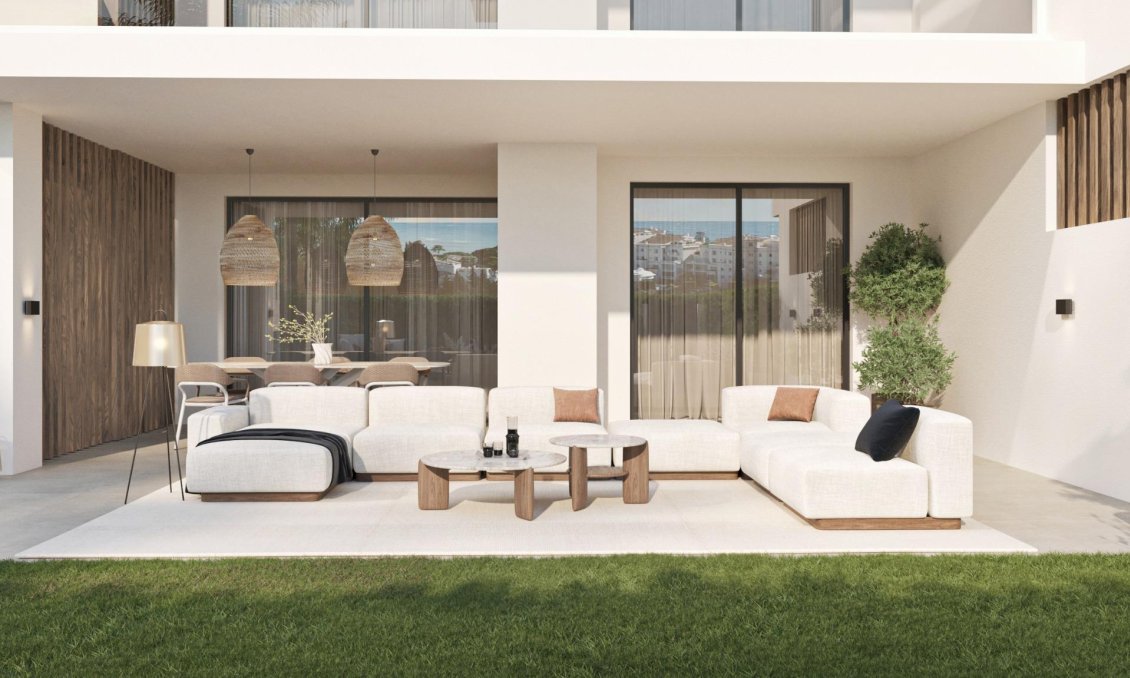 Új építésű - Ground floor apartment -
Estepona - Resinera Voladilla