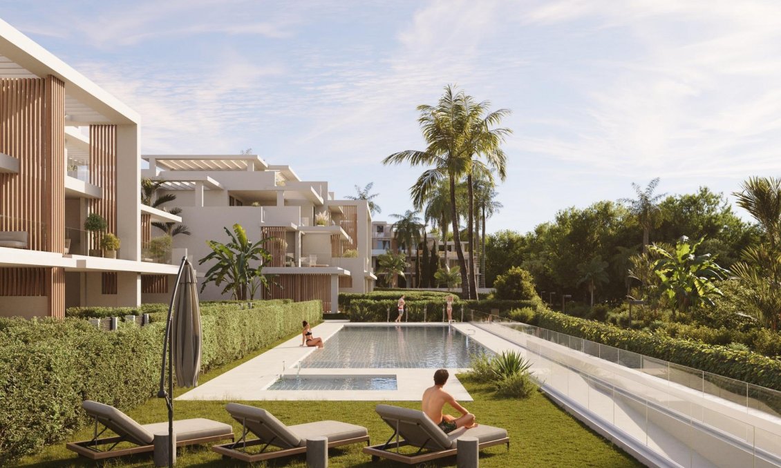 Új építésű - Ground floor apartment -
Estepona - Resinera Voladilla