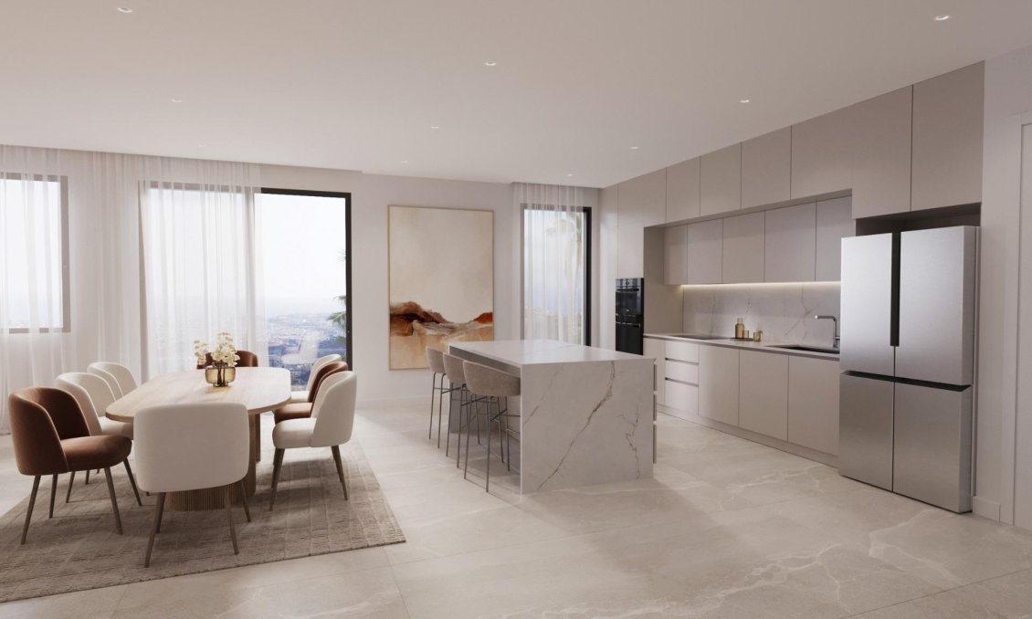 Új építésű - Ground floor apartment -
Estepona - Resinera Voladilla