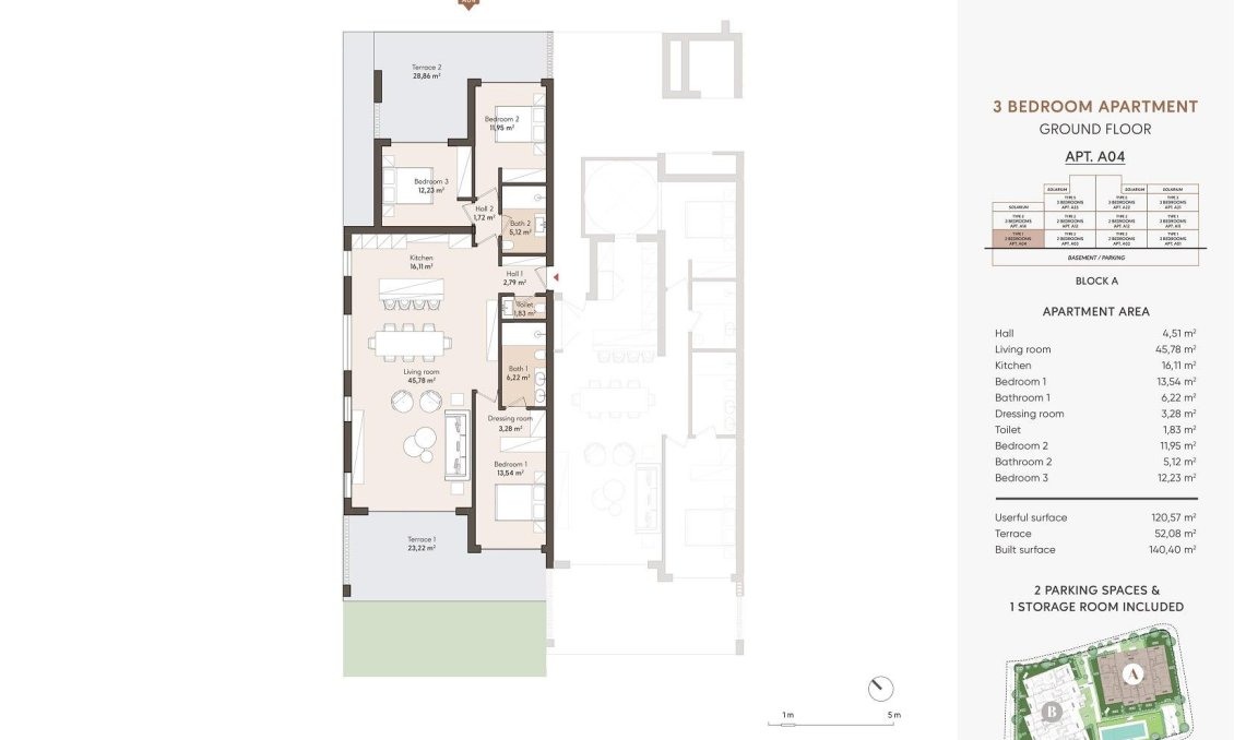 Új építésű - Ground floor apartment -
Estepona - Resinera Voladilla