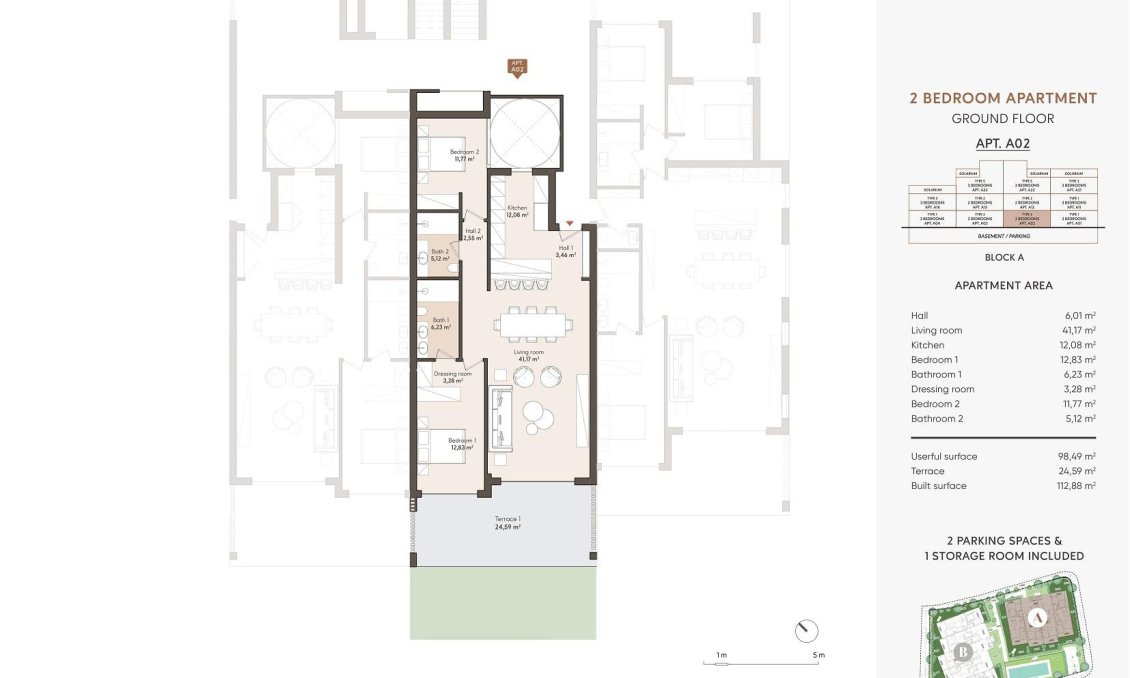 Obra nueva - Ground floor apartment -
Estepona - Resinera Voladilla