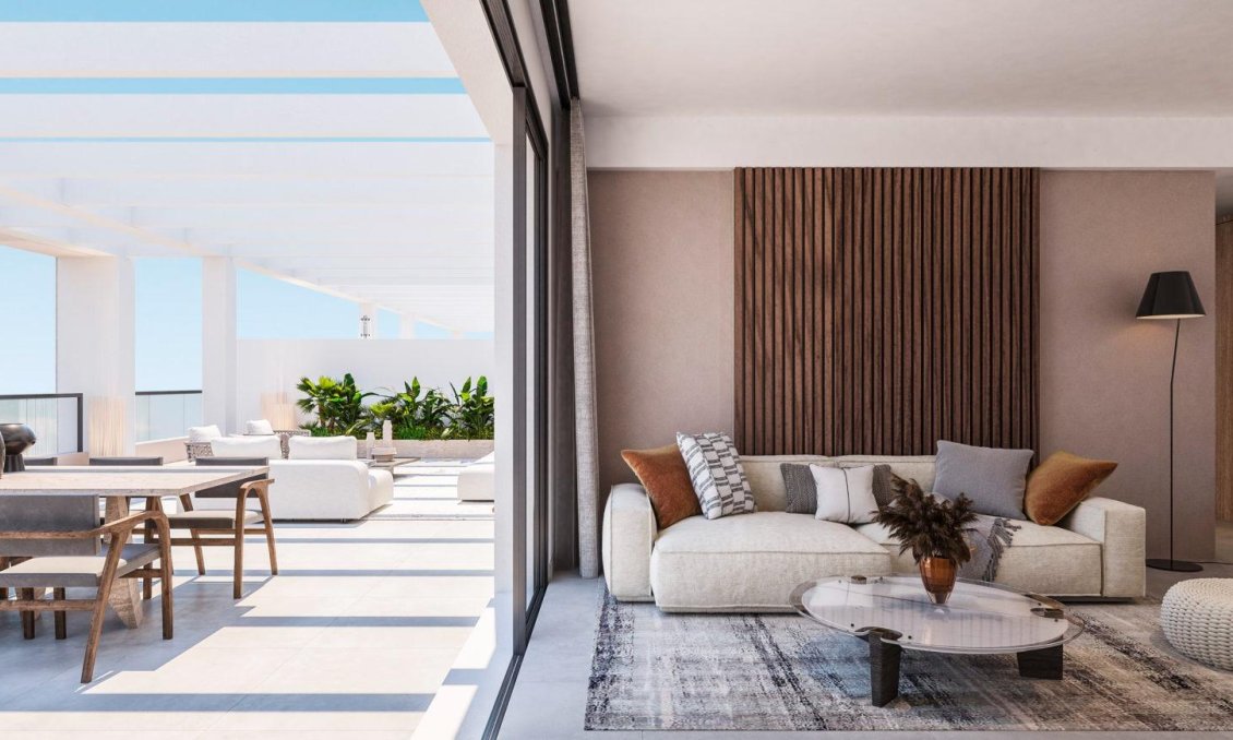 Új építésű - Tetőtéri lakás -
Mijas - Calanova Golf