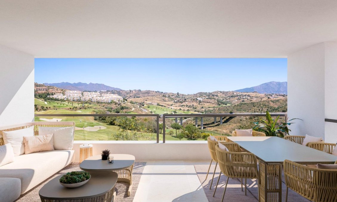 Új építésű - Tetőtéri lakás -
Mijas - Calanova Golf