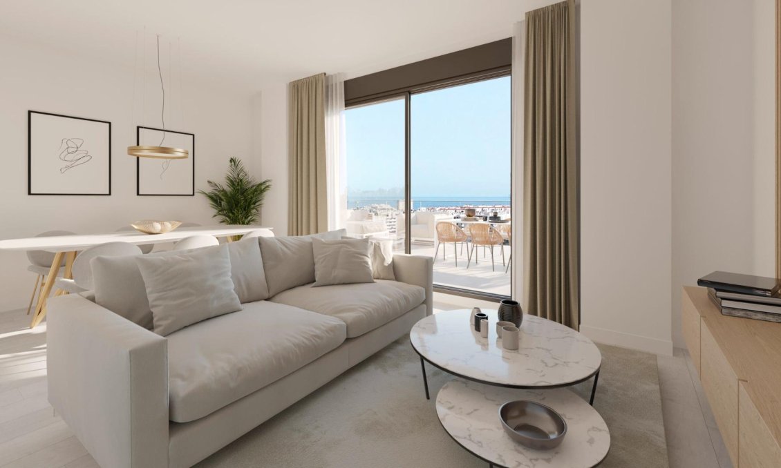 Obra nueva - Apartamento -
Estepona - Parque Central